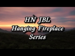 23.6 дюймовый деревянный костер ISO9001 Висячий деревянный плот подвешенный камин