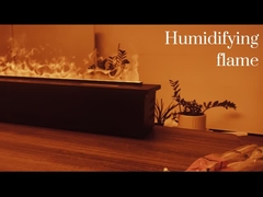 Камин с электрическим туманом с световым звуком - реалистичный камин с водяным паром и безопасным водоснабжением