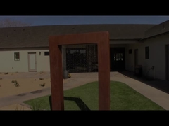 Озеро Кортен Сталь Водопад Клинка Каскад Персонализировать пространство Настраиваемое